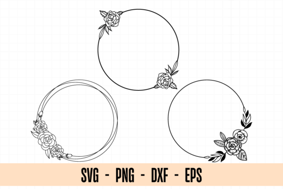 Elegant Wedding Frame & Flower Frame Designs for Creative Projects