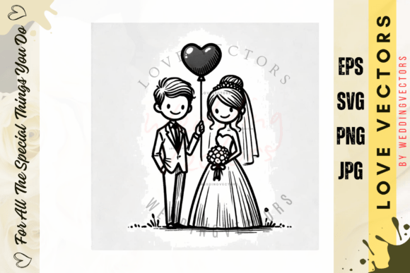 Elegant Wedding Vectors: Crafting Your Romantic Visuals