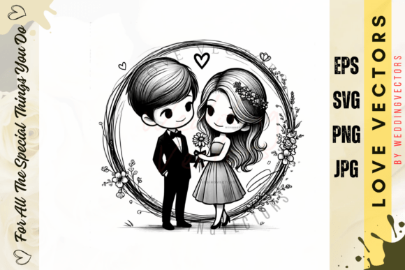 Elevate Wedding Designs with the C3074 Vector Collection
