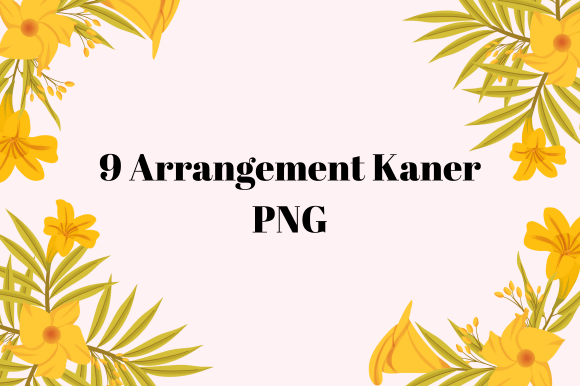 Kaner Clipart: Elegant Floral Design for Wedding & Branding
