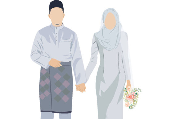 Wedding Muslim Half Body: Elevating Modern Design with Elegant Imagery